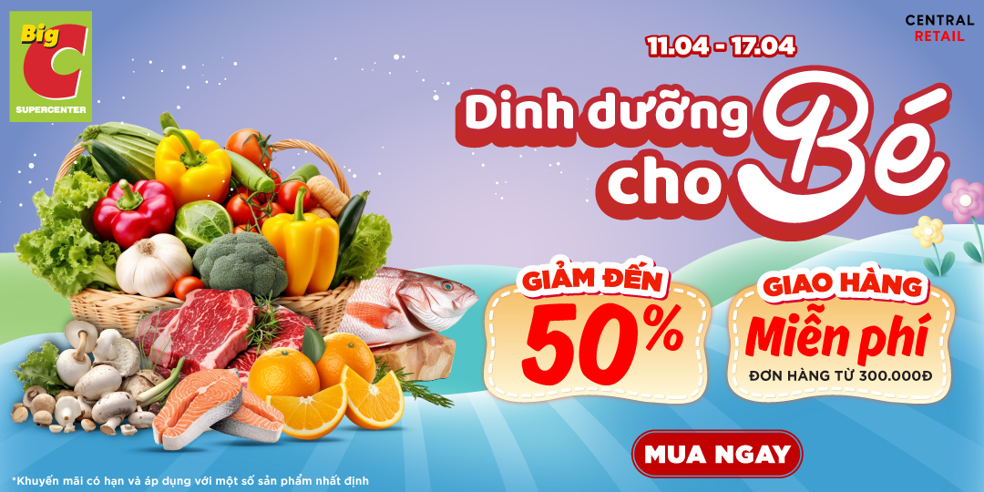 DINH DƯỠNG CHO BÉ - ƯU ĐÃI CHO MẸ