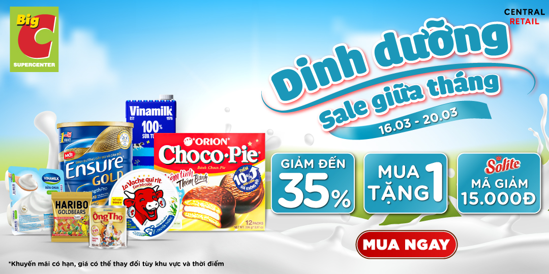 DINH DƯỠNG SALE GIỮA THÁNG