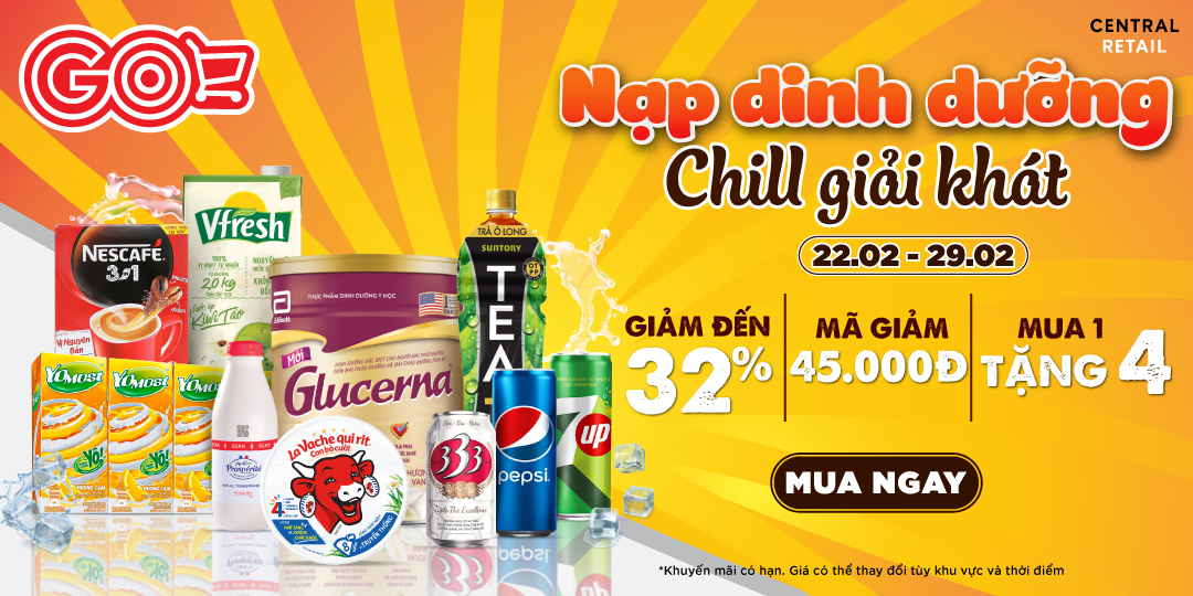 NẠP DINH DƯỠNG - CHILL GIẢI KHÁT