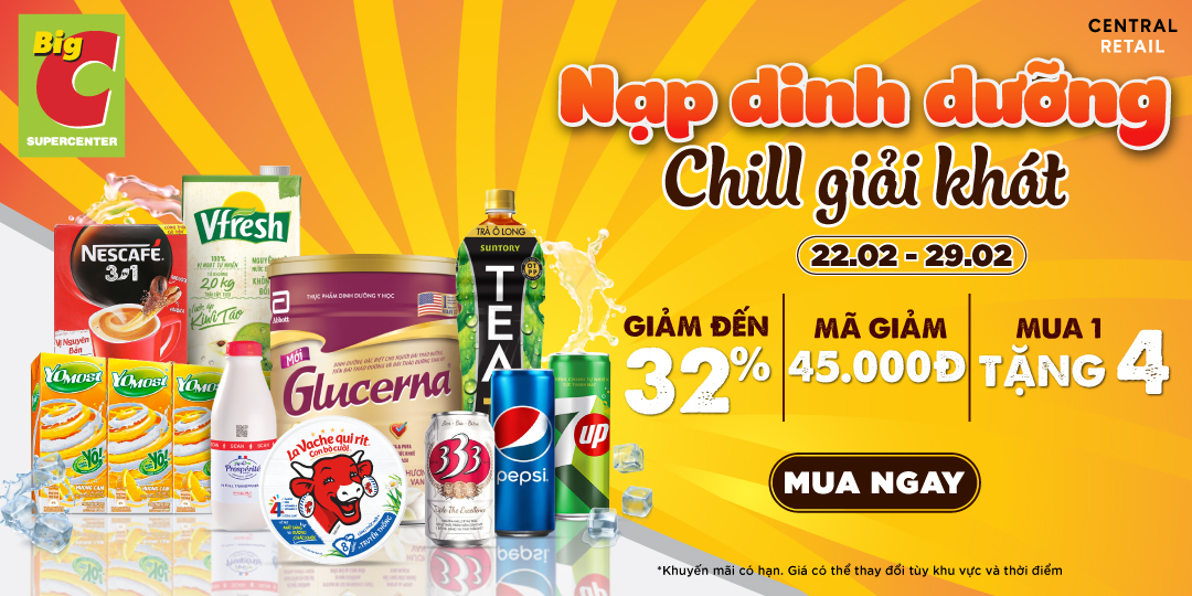 NẠP DINH DƯỠNG - CHILL GIẢI KHÁT