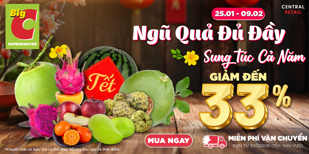 NGŨ QUẢ ĐỦ ĐẦY - SUNG TÚC CẢ NĂM