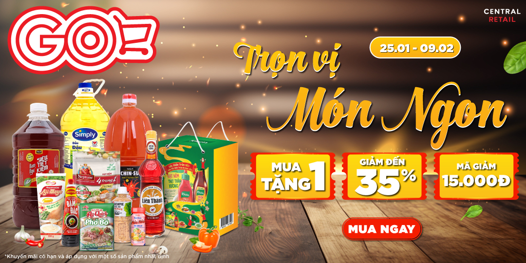 TRỌN VỊ MÓN NGON - TƯNG BỪNG SALE TẾT