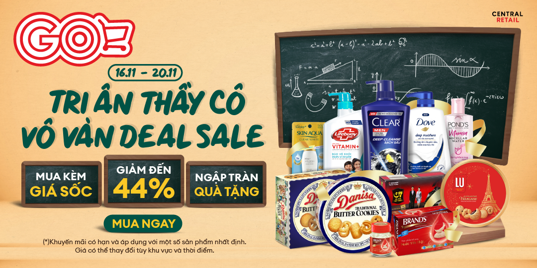 TRI ÂN THẦY CÔ - VÔ VÀN DEAL SALE