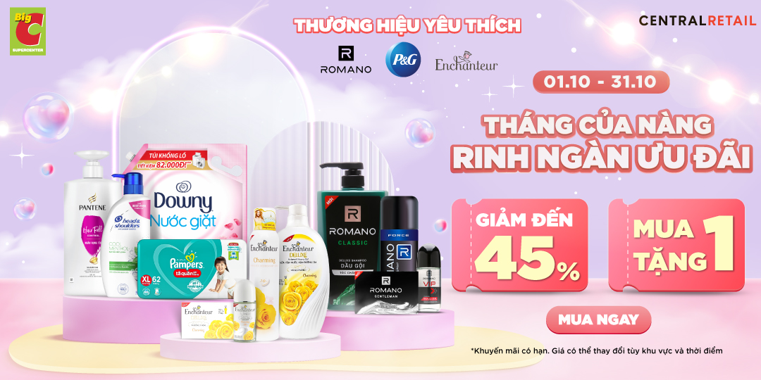 TUYỆT CHIÊU THƠM NGÁT KHÔNG GIỚI HẠN VỚI DÀN DEAL SIÊU PHẨM GIẢM ĐẾN 45%