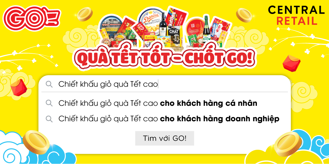 QUÀ TẾT TỐT - CHỐT GO! VỚI CHIẾT KHẤU CAO SIÊU HẤP DẪN