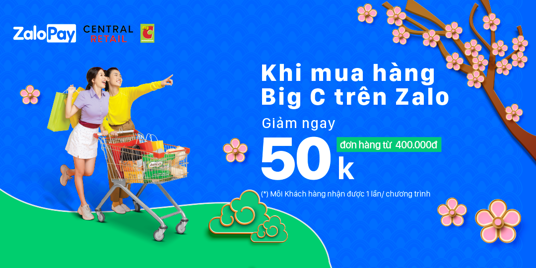 ĐẶT HÀNG GO! TRÊN ZALO - GIẢM TRỰC TIẾP 50K TRÊN HÓA ĐƠN 400k