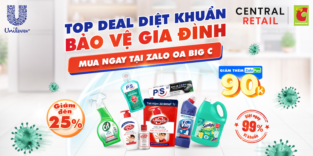 TOP DEAL DIỆT KHUẨN, BẢO VỆ GIA ĐÌNH