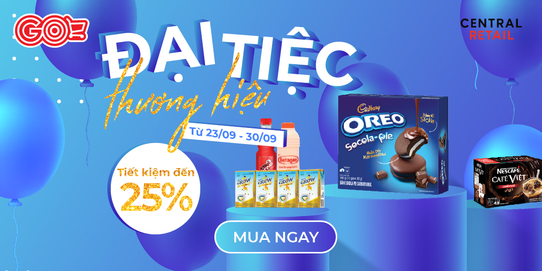 ĐẠI TIỆC THƯƠNG HIỆU, RƯỚC TRIỆU DEAL HỜI LÊN ĐẾN 25%