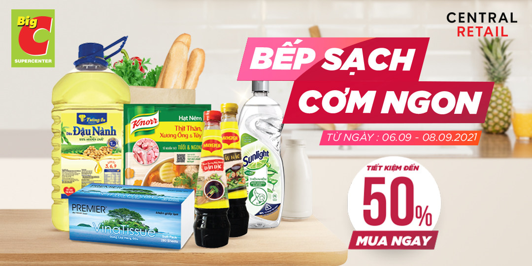 TUNG DEAL “BẾP SẠCH” CẢ NHÀ “NGON CƠM” CÙNG Big C