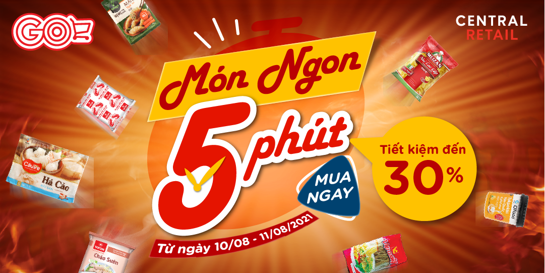 TỔNG HỢP ƯU ĐÃI MÓN NGON 5 PHÚT DỄ LÀM TẠI NHÀ - 01 NGÀY DUY NHẤT