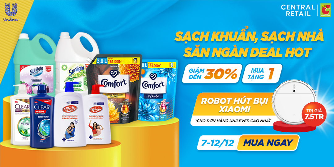 SẠCH KHUẨN, SẠCH NHÀ SĂN NGÀN DEAL HOT ĐẾN 30%