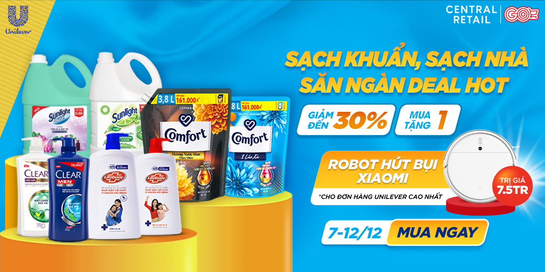 SẠCH KHUẨN, SẠCH NHÀ SĂN NGÀN DEAL HOT ĐẾN 30%