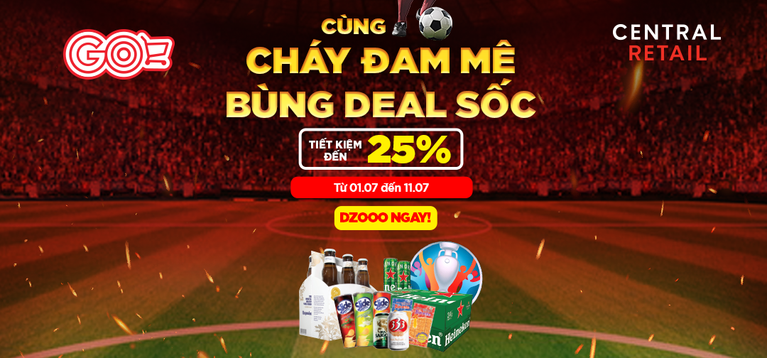 CÙNG BÓNG ĐÁ, CHÁY ĐAM MÊ BÙNG DEAL SỐC