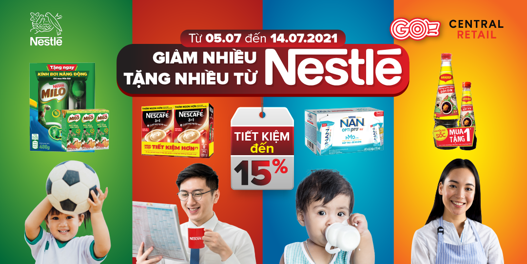 DEAL NESTLE CHÍNH HÃNG, ĐẦU THÁNG “CHƠI” XẢ LÁNG