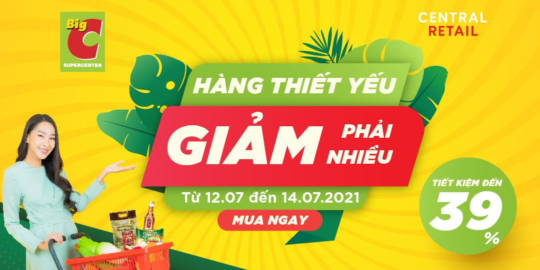 ĐI CHỢ Big C - MUA HÀNG THIẾT YẾU KHÔNG LO VỀ GIÁ!