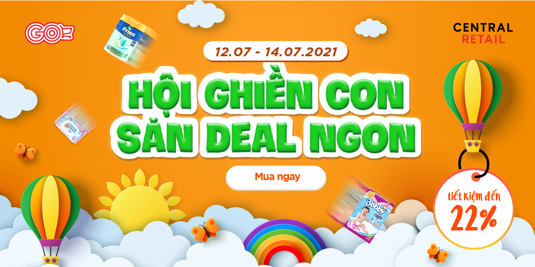 KHUYẾN MÃI DÀNH RIÊNG HỘI GHIỀN CON - MUA HÀNG GIÁ SỐC GIẢM ĐẾN 22%