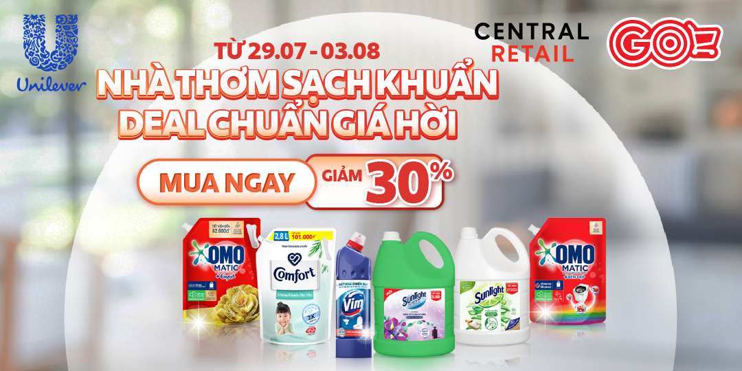 UNILEVER - CỨ MUA LÀ ĐƯỢC GIẢM, CỨ CHẠM LÀ CÓ QUÀ