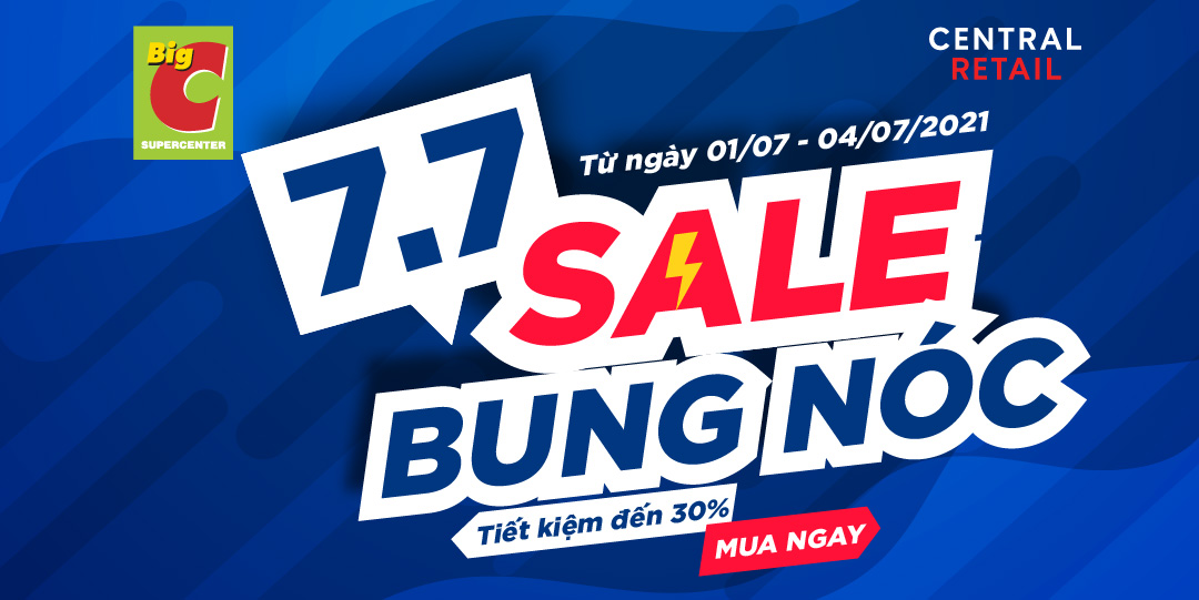 SIÊU SALE BUNG NÓC, ƯU ĐÃI CHẠM NÓC LÊN TỚI 30% CHỈ CÓ TẠI Big C