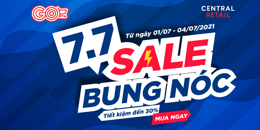 SIÊU SALE BUNG NÓC, ƯU ĐÃI CHẠM NÓC LÊN TỚI 30% CHỈ CÓ TẠI GO!