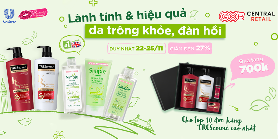 CHƠI HỆ SĂN SALE DỄ GÌ BỎ QUA ƯU ĐÃI UNILEVER, VỪA GIẢM GIÁ VỪA TẶNG QUÀ CHẤN ĐỘNG TOÀN SÀN