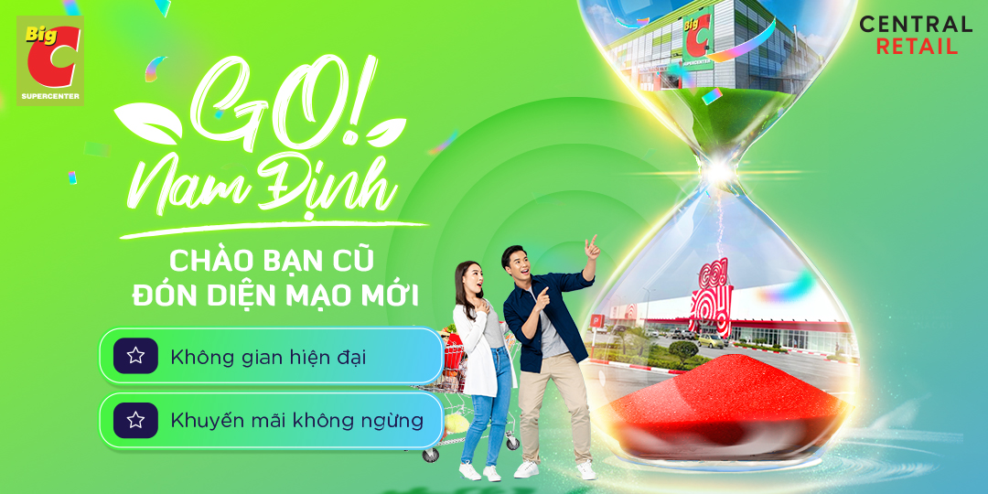 NHÌN TỪ XA RẤT LÀ Big C, HÓA RA LÀ GO! NAM ĐỊNH. SAO KÌ VẬY TA?