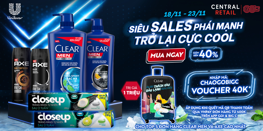 SALE MẠNH CHO PHÁI MẠNH - KHUYẾN MÃI LÊN ĐẾN 40%