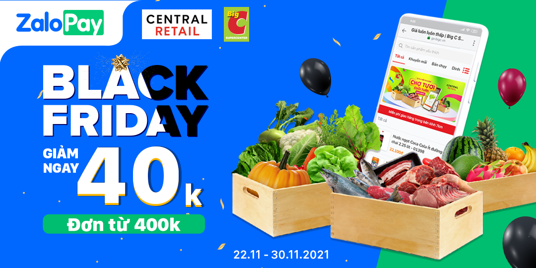 BLACKFRIDAY - SĂN SALE NGAY VOUCHER TRỊ GIÁ 40K HẤP DẪN