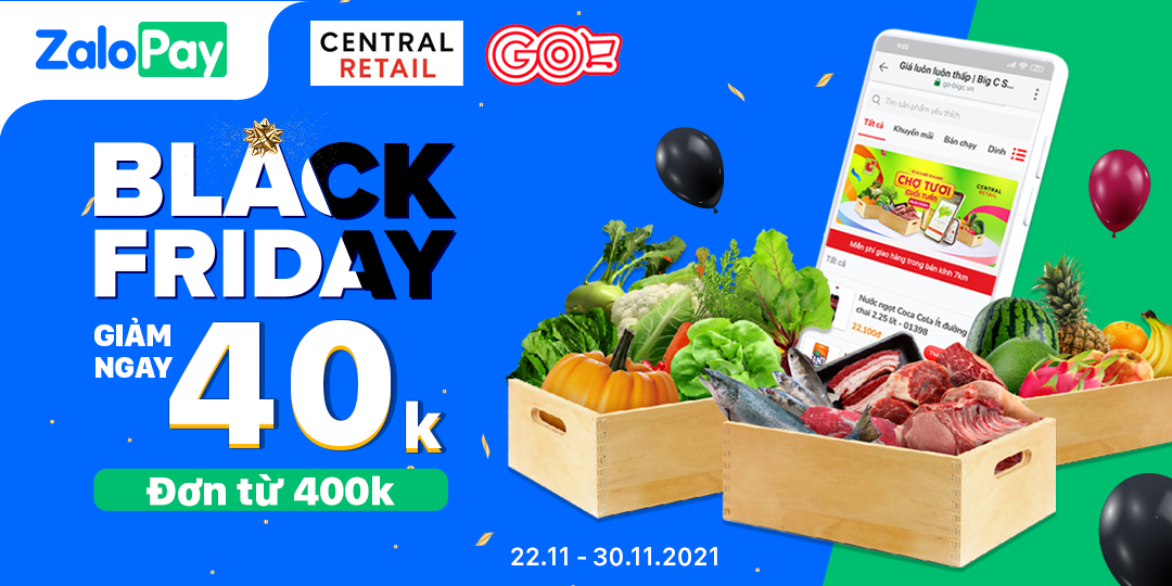 BLACKFRIDAY - SĂN SALE NGAY VOUCHER TRỊ GIÁ 40K HẤP DẪN