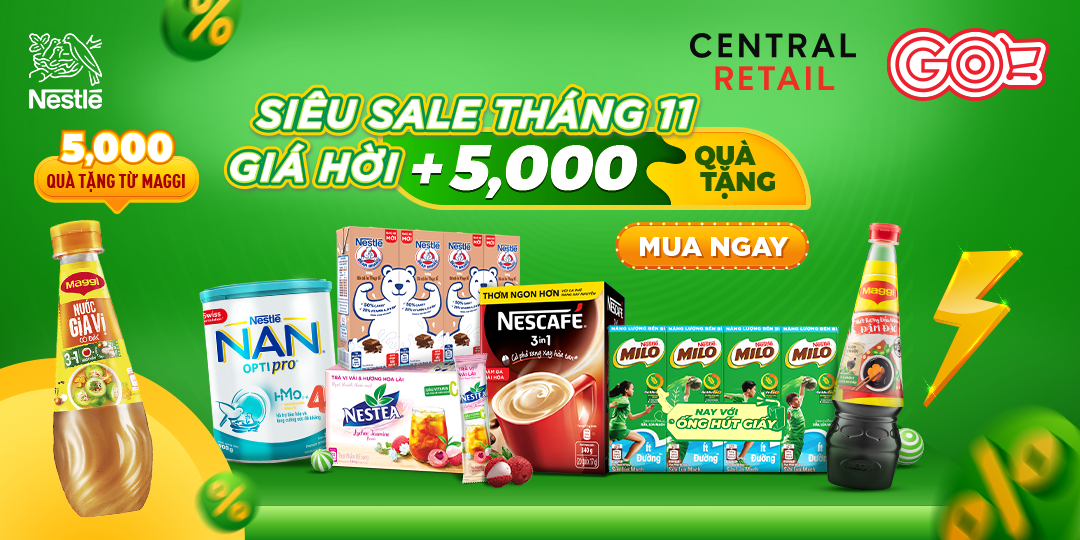 NẠP ĐẦY NĂNG LƯỢNG CÙNG NESTLÉ, NHẬN QUÀ TẶNG VUI NGẤT NGÂY