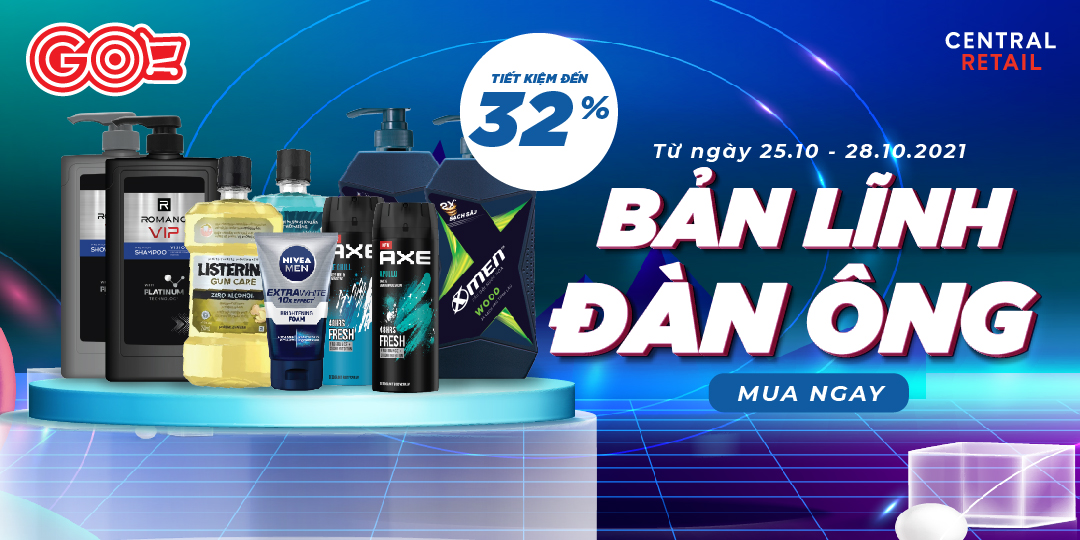 TÚT TÁT LẠI VẺ ĐIỂN TRAI NHỜ COMBO ƯU ĐÃI LÊN ĐẾN 32% CHĂM SÓC CƠ THỂ DÀNH RIÊNG CHO PHÁI MẠNH