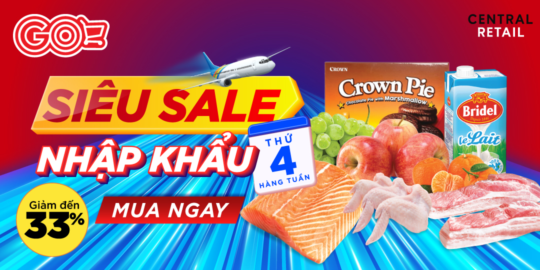 HÉ LỘ LOẠT ƯU ĐÃI ĐẾN 30% DUY NHẤT 01 NGÀY TẠI SIÊU SALE NHẬP KHẨU