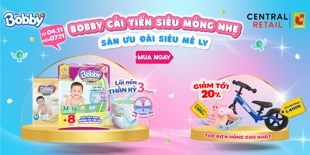 ƯU ĐÃI 20% VÀ QUÀ TẶNG HOT DÀNH RIÊNG CHO DÂN CHƠI HỆ MUA SẮM ONLINE - SĂN DEAL SIÊU MÊ LY TỪ BOBBY NGAY