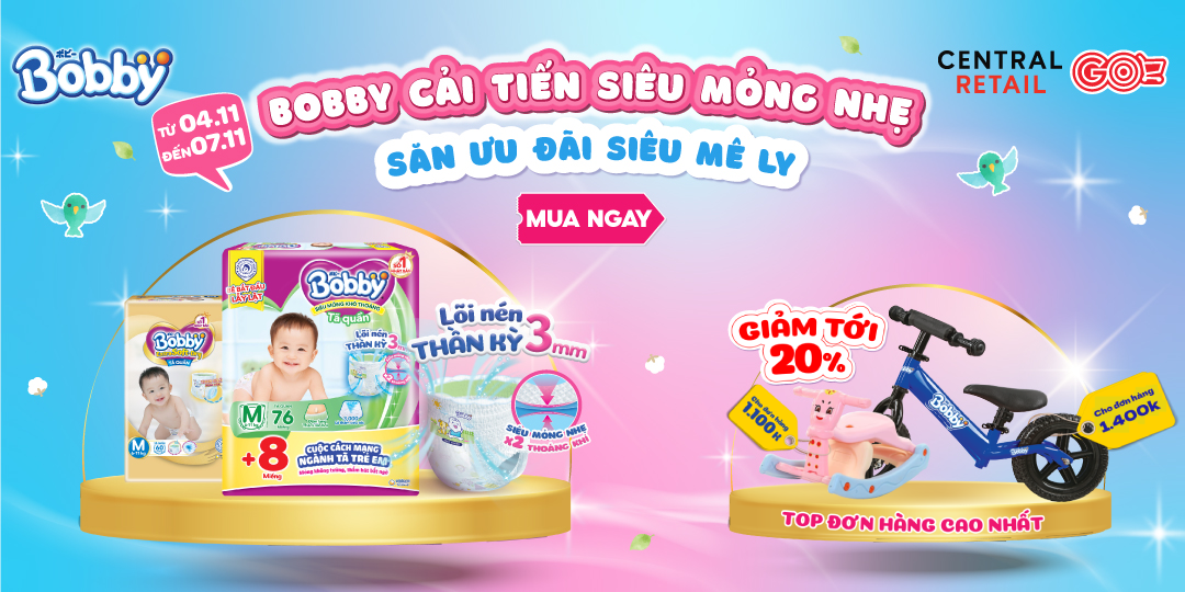 ƯU ĐÃI 20% VÀ QUÀ TẶNG HOT DÀNH RIÊNG CHO DÂN CHƠI HỆ MUA SẮM ONLINE - SĂN DEAL SIÊU MÊ LY TỪ BOBBY NGAY