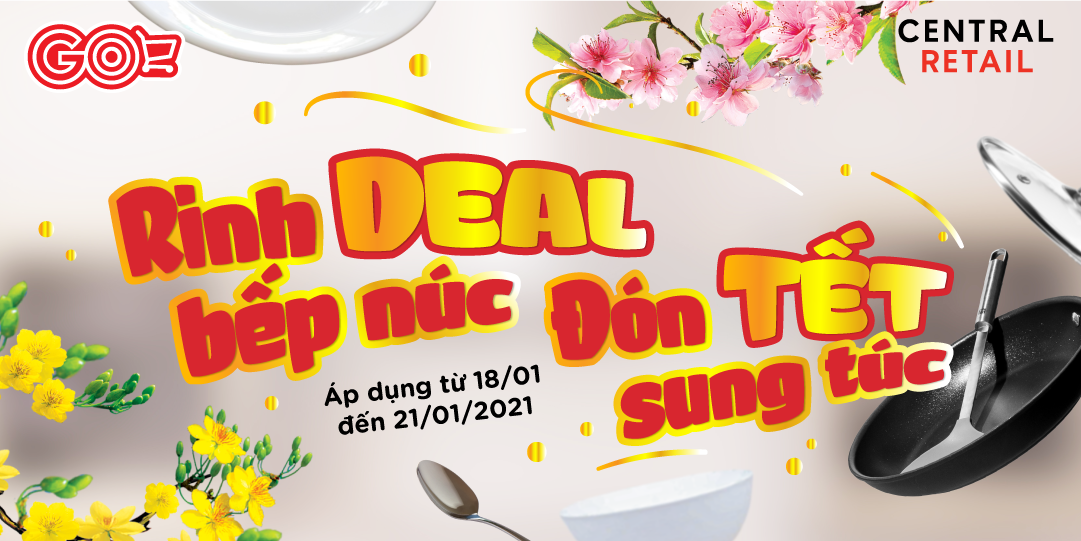 CÙNG GO! RINH DEAL BẾP NÚC ĐÓN TẾT SUNG TÚC