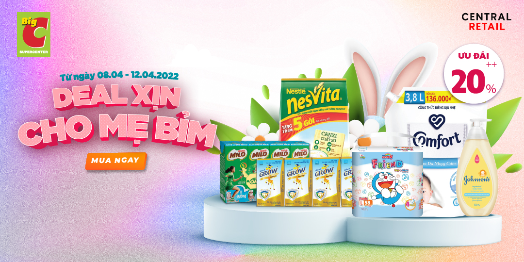 DEAL XỊN CHO MẸ BỈM - LINH ĐÌNH ƯU ĐÃI XỊN ĐẾN 20%