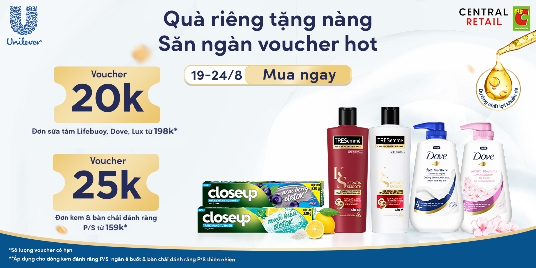 BÙNG NỔ VẠN DEAL HOT TỪ UNILEVER