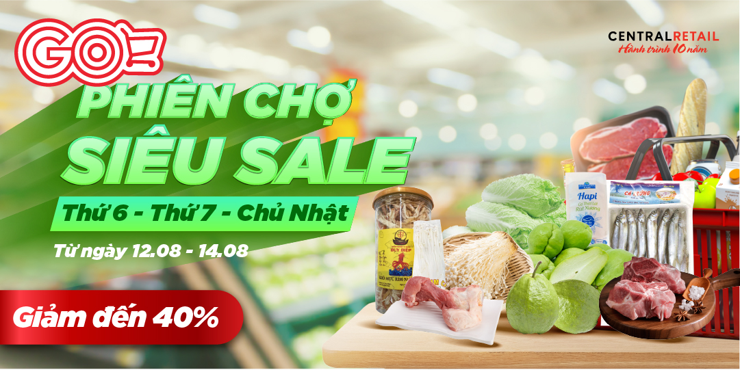 THỨ 6 LẠI VỀ!!! ĐẾN PHIÊN CHỢ SIÊU SALE “HỐT GỌN” CHỢ TƯƠI