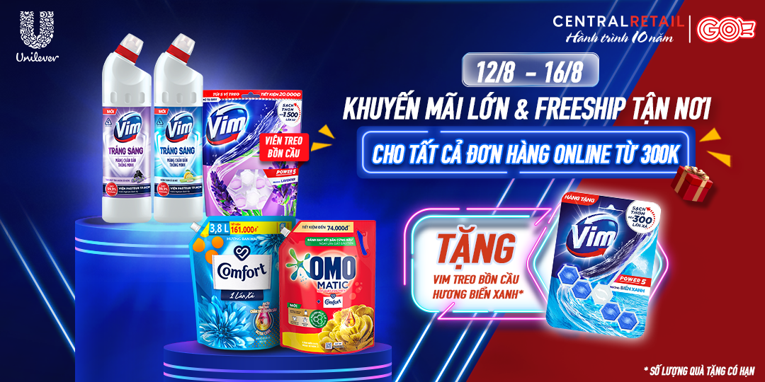 THÁNG TÁM, MUA LÀ GIẢM - UNILEVER TUNG VOUCHER CỰC ĐỈNH