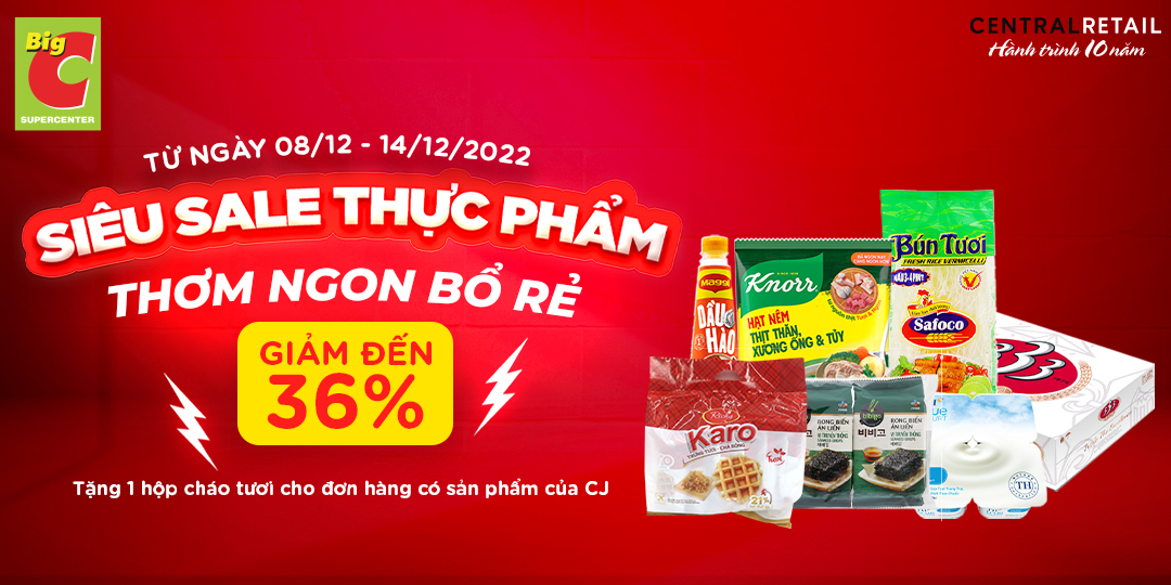 [ÁP DỤNG MUA ONLINE TẠI APP GO! & BIG C] NẠP THÊM MÓN NGON - TỈNH TÁO TINH THẦN CHÁY CÙNG WORLD CUP TRỌN VẸN