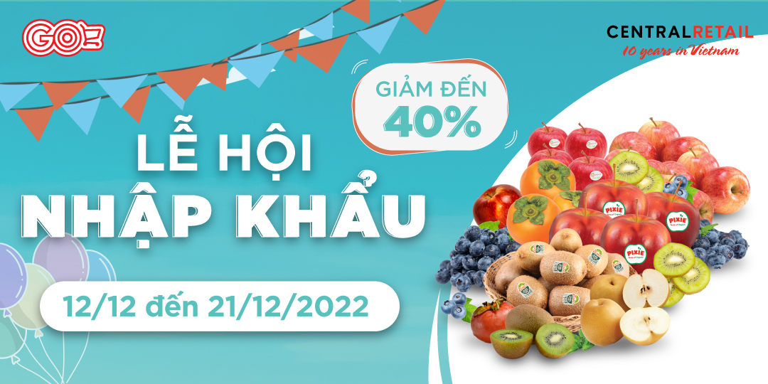 [ÁP DỤNG MUA ONLINE TẠI APP GO! & BIG C] THIÊN ĐƯỜNG TRÁI CÂY NHẬP KHẨU HẠ CÁNH VỚI GIÁ GIẢM MẠNH 40%