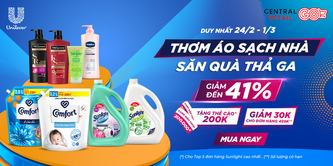 SIÊU SALE UNILEVER - QUÀ XINH KHÔNG THIẾU, DEAL LỚN ĐẾN 46%