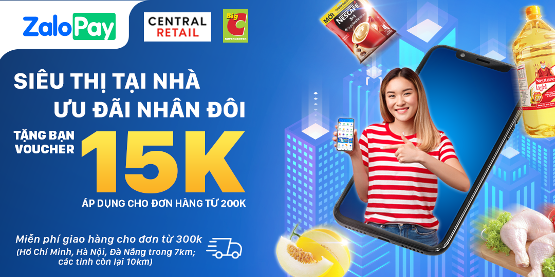 LƯỚT TAY ĐI CHỢ BIG C, RINH ƯU ĐÃI ĐẾN 15.000VND