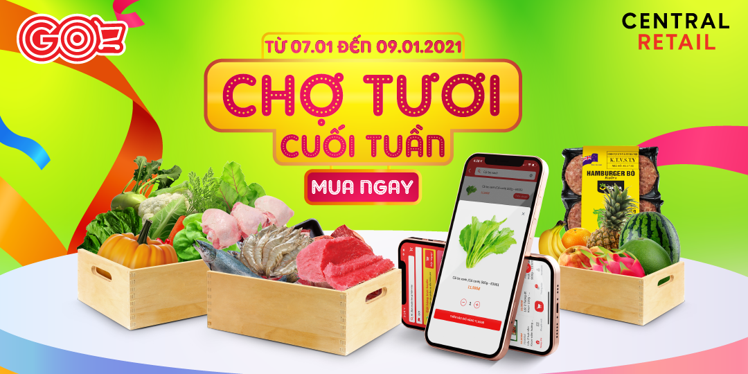 CUỐI TUẦN SALE RẺ, ĐI CHỢ CỰC KHỎE CÙNG GO!