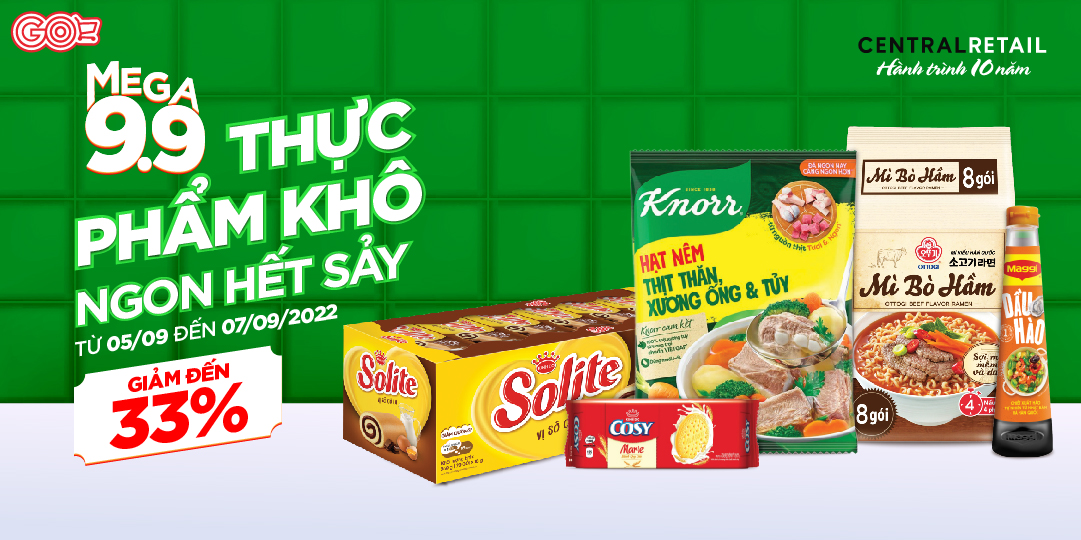 THỰC PHẨM KHÔ GIẢM GIÁ NGÚT TRỜI - ƯU ĐÃI TUYỆT VỜI