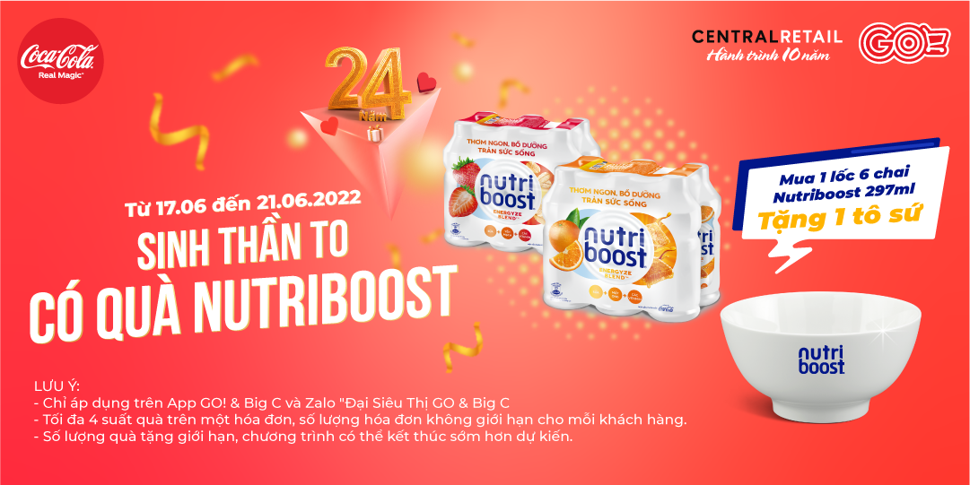 SIÊU SALE SINH NHẬT BIG C & GO!, COCA-COLA TẶNG QUÀ MÊ LY