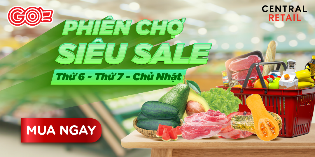 SALE SIÊU TO, CHỢ TƯƠI CUỐI TUẦN ĂN NO GIÁ RẺ