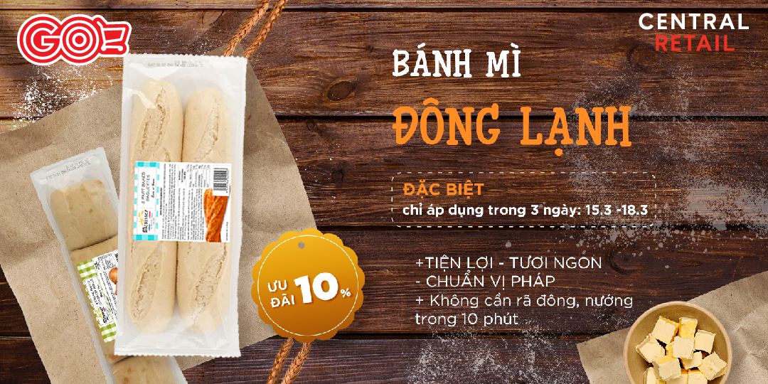 FLASHSALE BÁNH MÌ ĐÔNG LẠNH MENISSEZ NHẬP KHẨU TRỰC TIẾP TỪ PHÁP