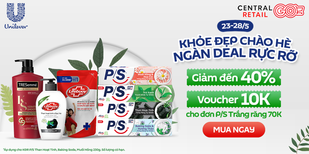 UNILEVER GIẢM TỚI 45% CÙNG 1000 VOUCHER HOT