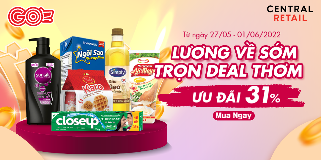 CHỈ 1 TUẦN DUY NHẤT: DEAL HOT ĐẾN 31%, CỨ MUA LÀ HỜI