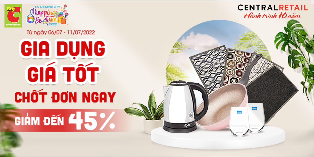 GIA DỤNG SALE CỰC NHIỆT - DEAL “TỚI CÔNG CHUYỆN”